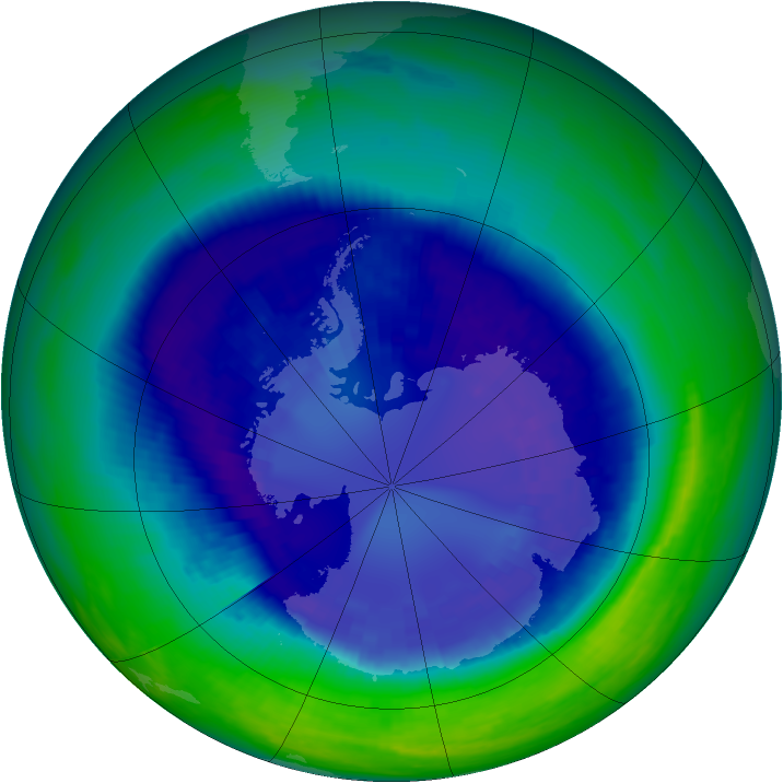 Ozone Map 2003-09-05